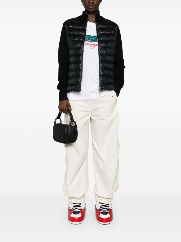 Black High-neck Quilted Jacket
