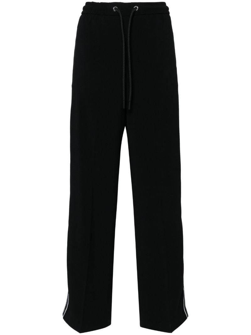 Black Straight-leg Track Pants