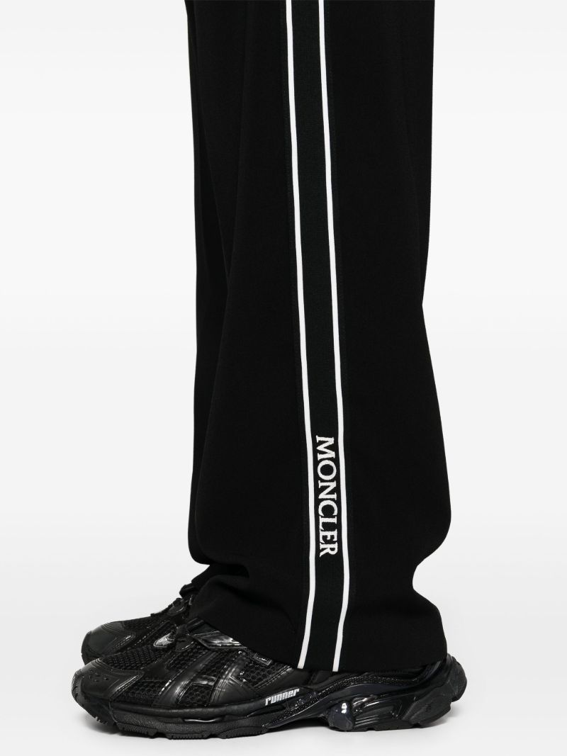 Black Straight-leg Track Pants