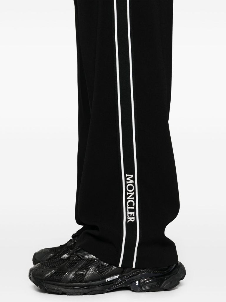 Black Straight-leg Track Pants