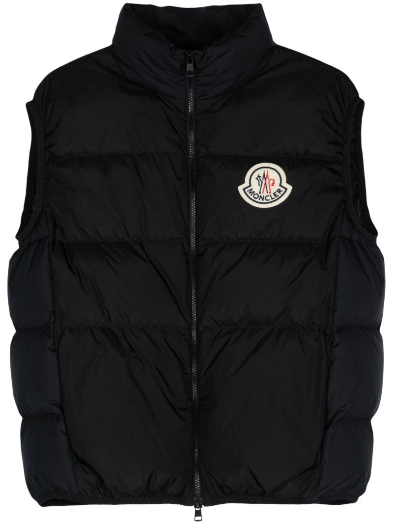 Black Almaz Down Gilet