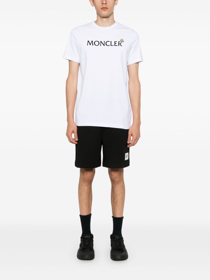 Black Logo-applique Track Shorts