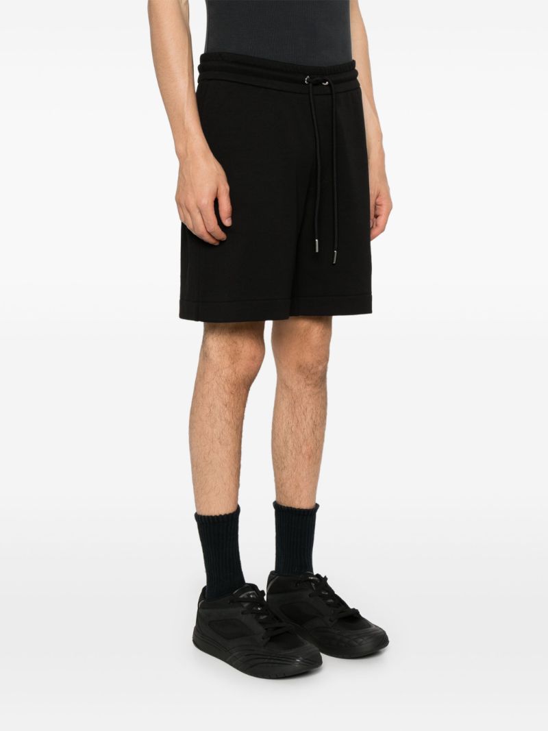 Black Logo-applique Track Shorts