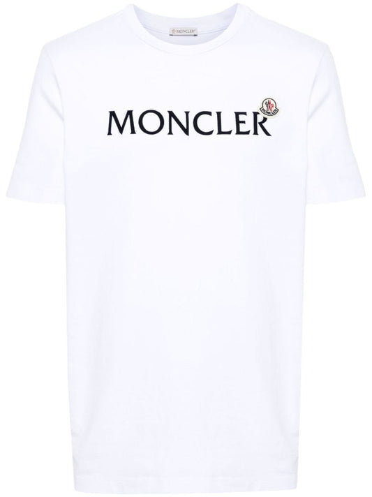 White Logo-print Cotton T-shirt
