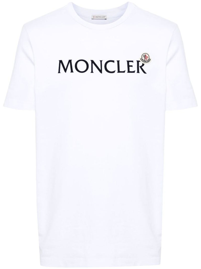 White Logo-print Cotton T-shirt
