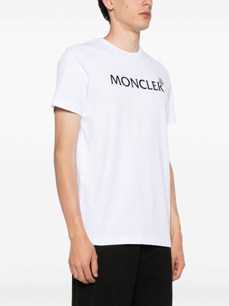 White Logo-print Cotton T-shirt