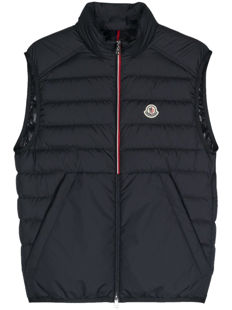 Blue Rabuons Quilted Gilet