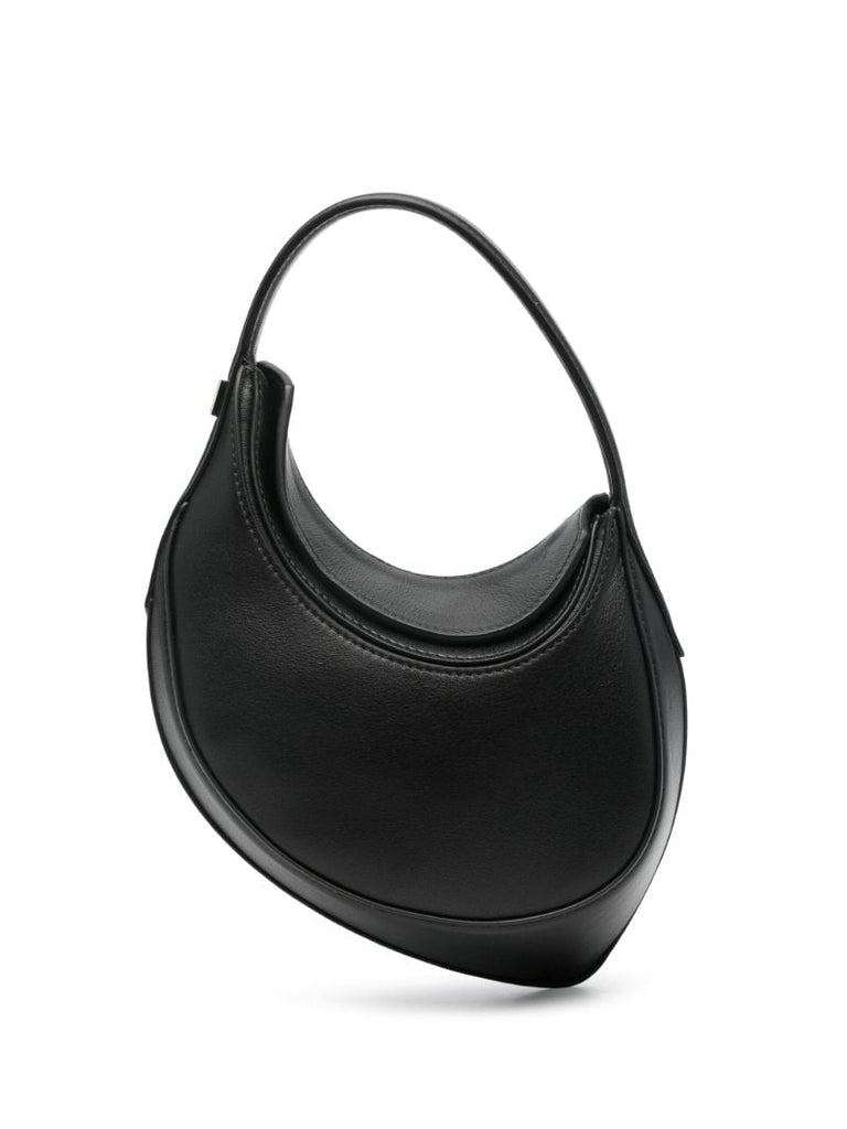 Black Smooth Spiral Curve Mini Bag