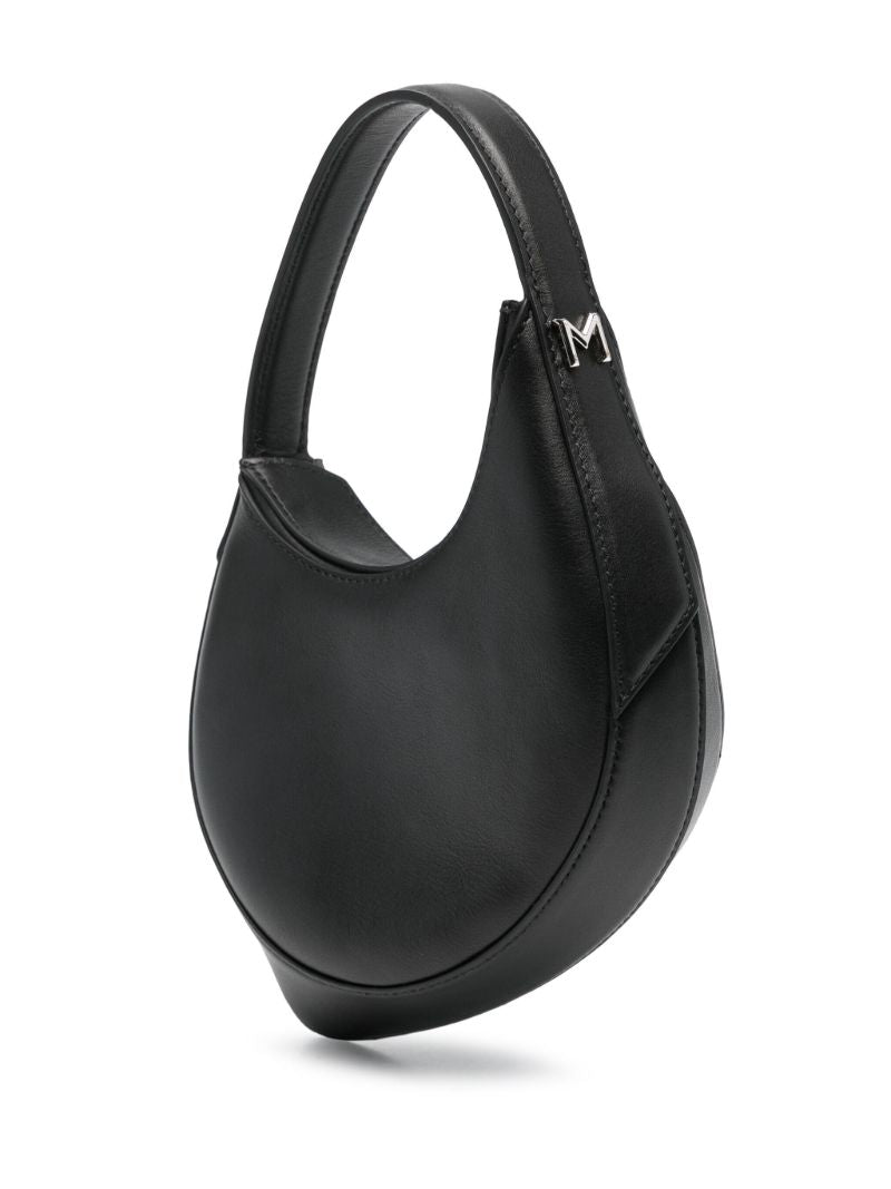 Black Smooth Spiral Curve Mini Bag