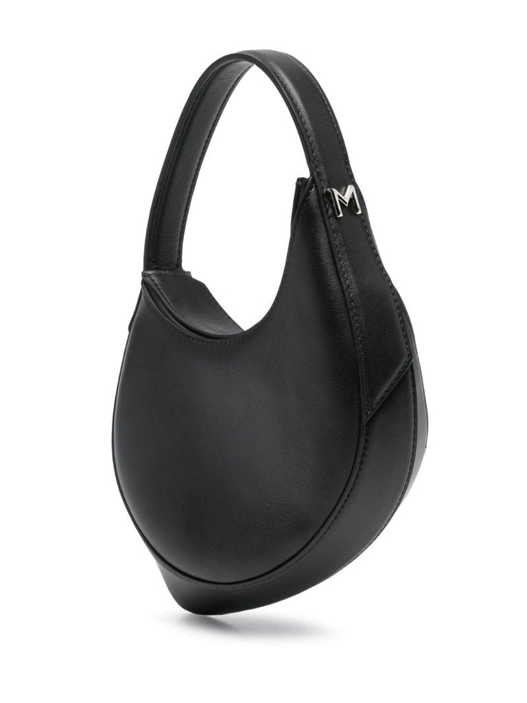 Black Smooth Spiral Curve Mini Bag