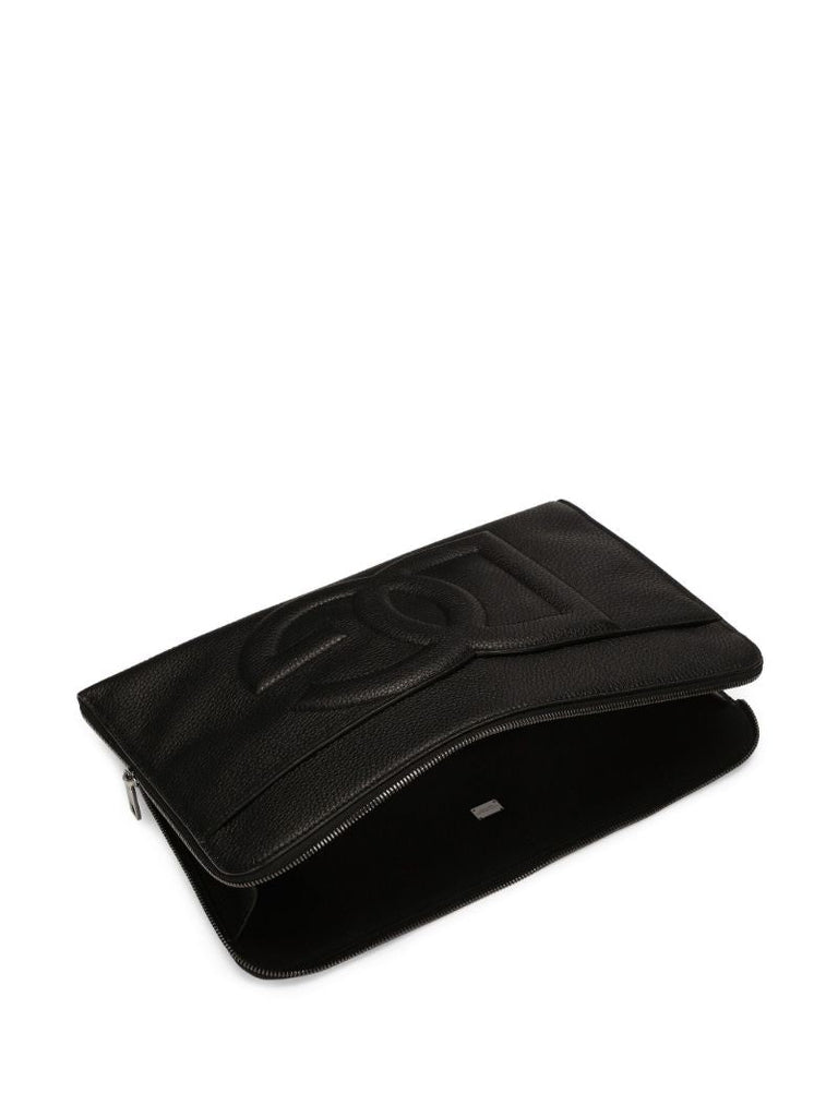 Large Dg Embossed Clutch Bag