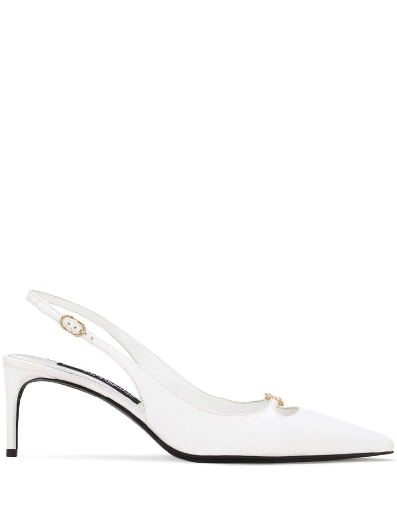 60mm Dg Leather Pumps