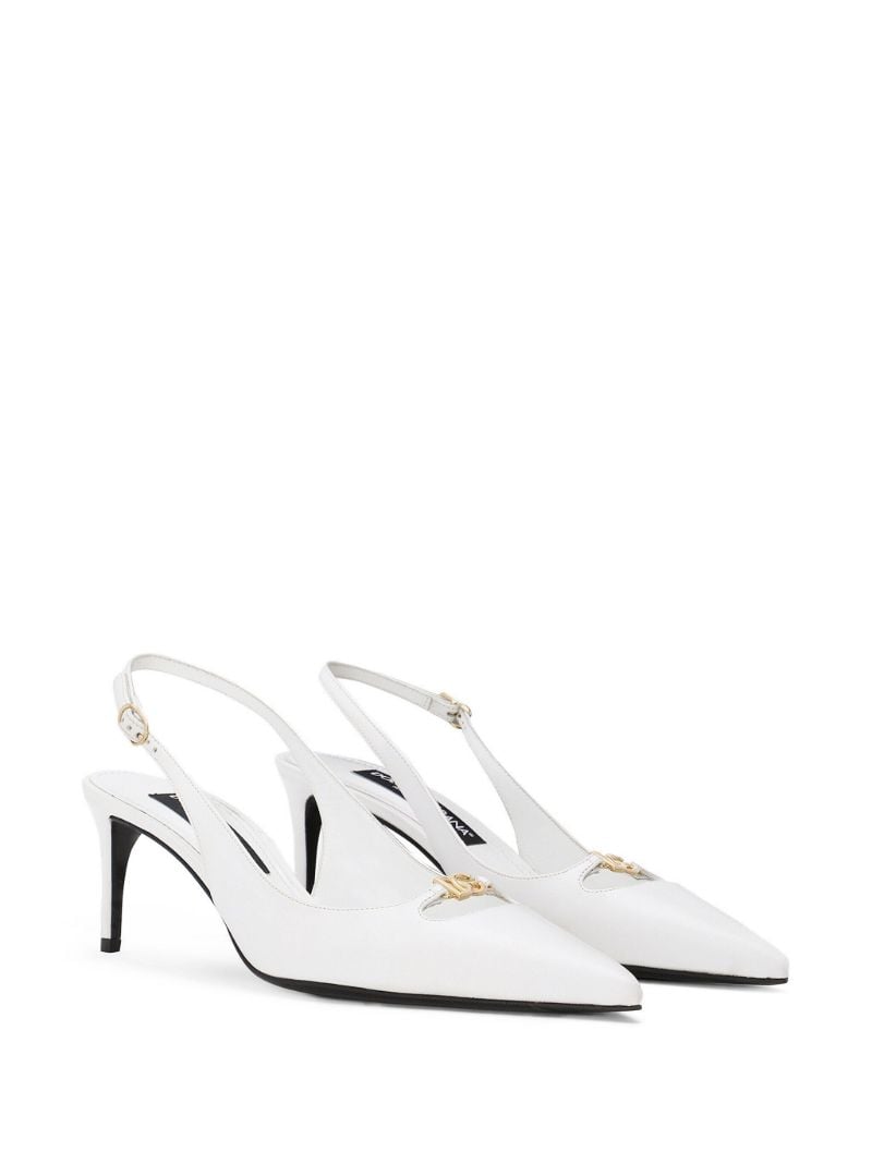 60mm Dg Leather Pumps