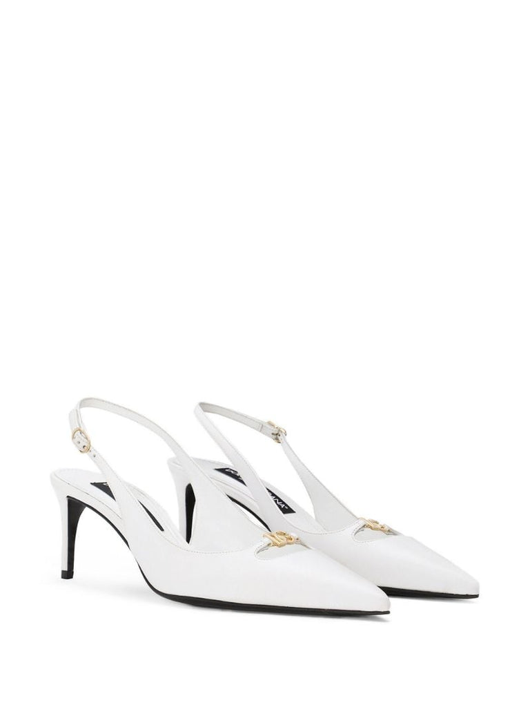 60mm Dg Leather Pumps
