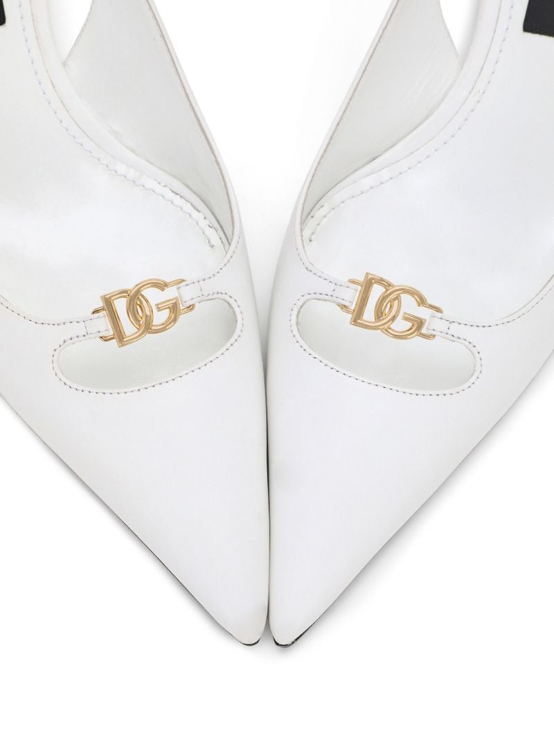 60mm Dg Leather Pumps