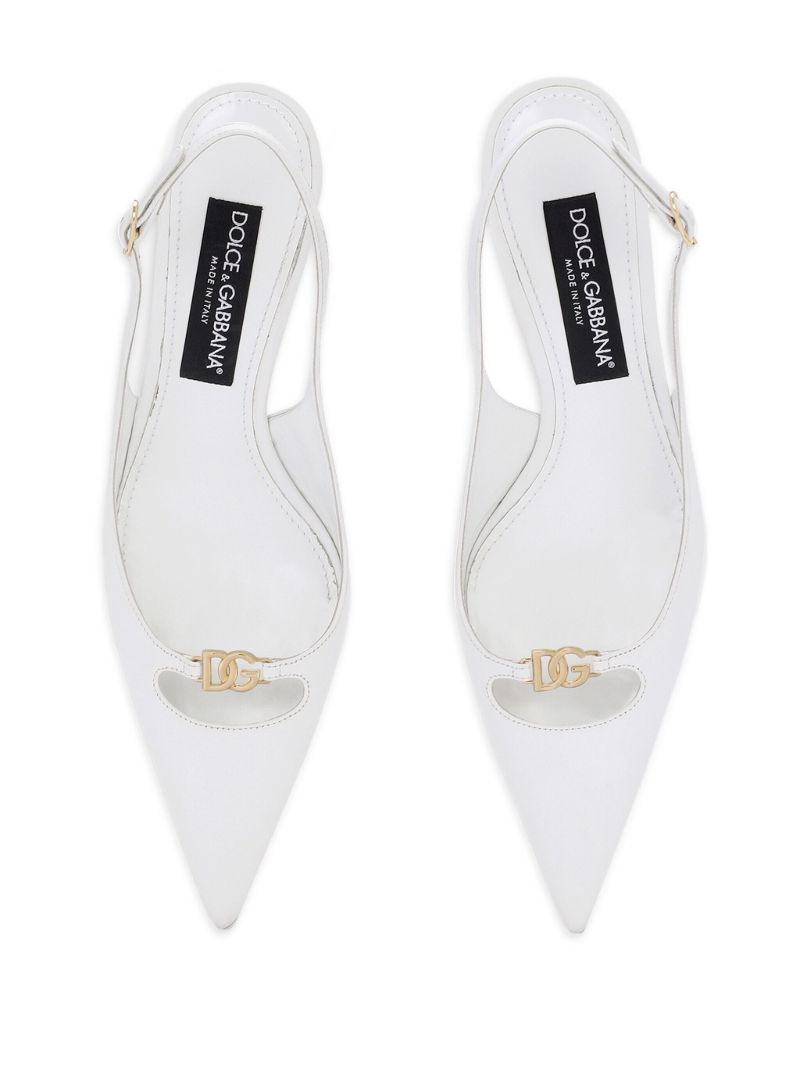 60mm Dg Leather Pumps