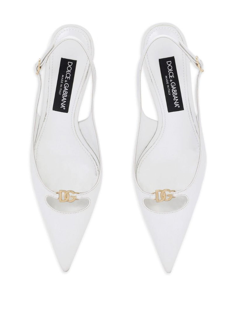 60mm Dg Leather Pumps