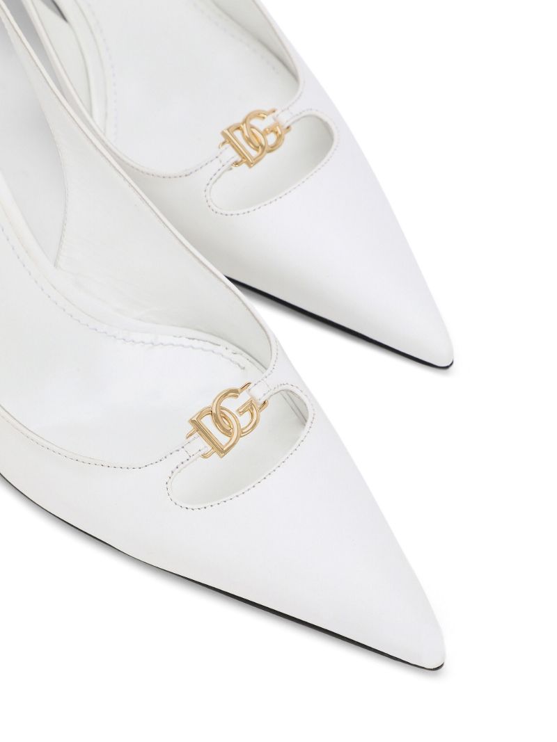 60mm Dg Leather Pumps