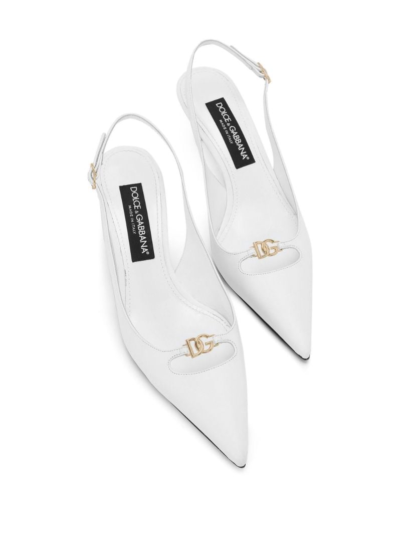 60mm Dg Leather Pumps