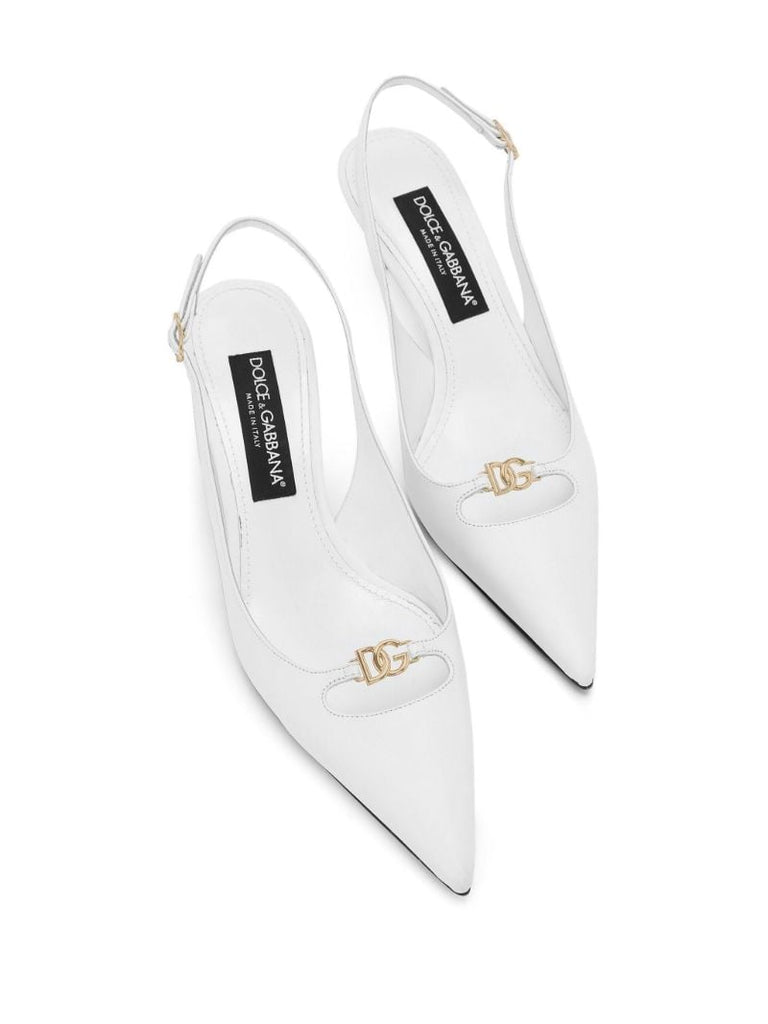 60mm Dg Leather Pumps