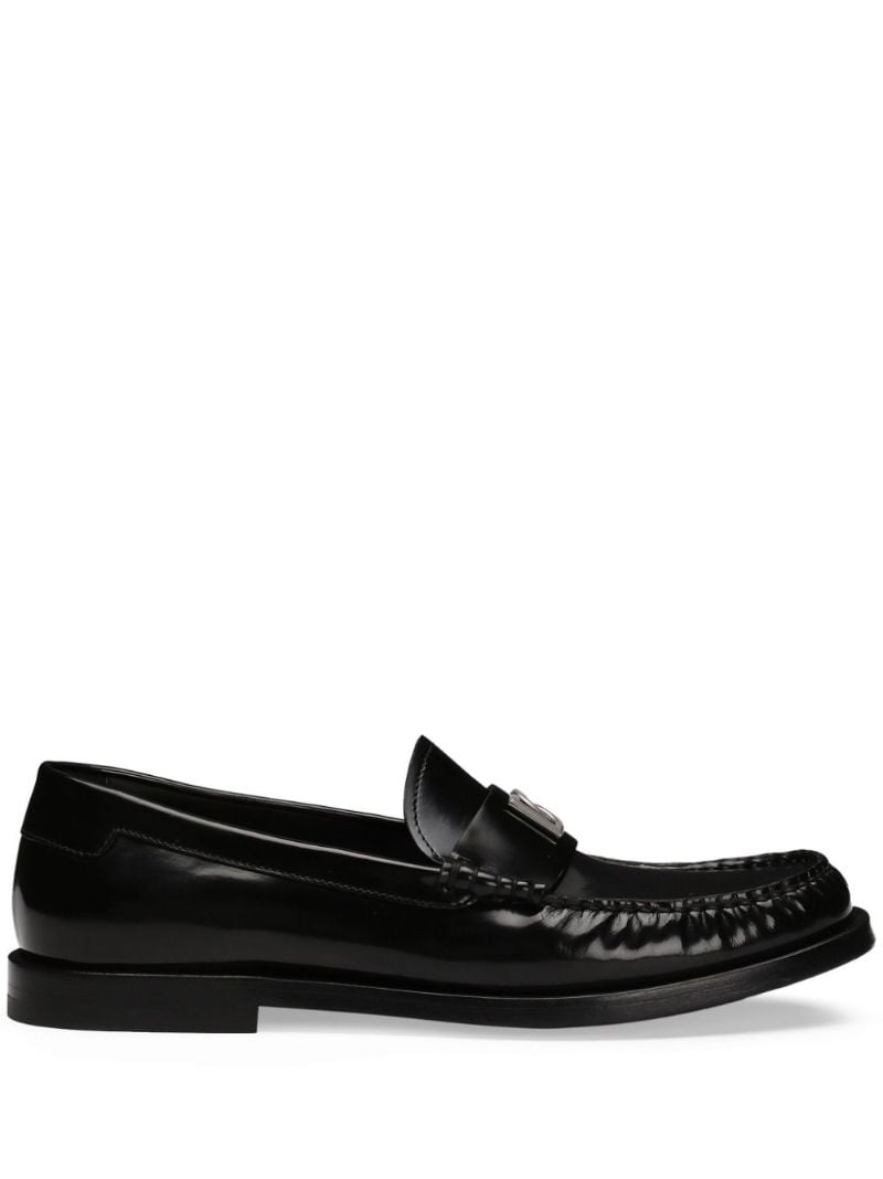 Dg-appliquÃ_x0083_Â© Leather Sneakers
