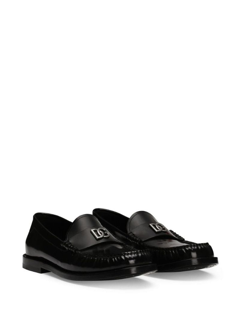 Dg-appliquÃ_x0083_Â© Leather Sneakers