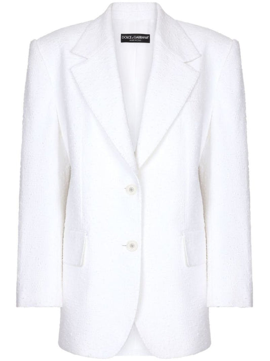 Single-breasted Tweed Blazer