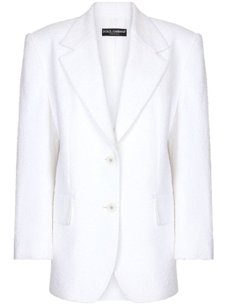 Single-breasted Tweed Blazer