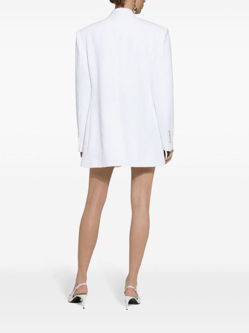 White Tweed Mini Skirt