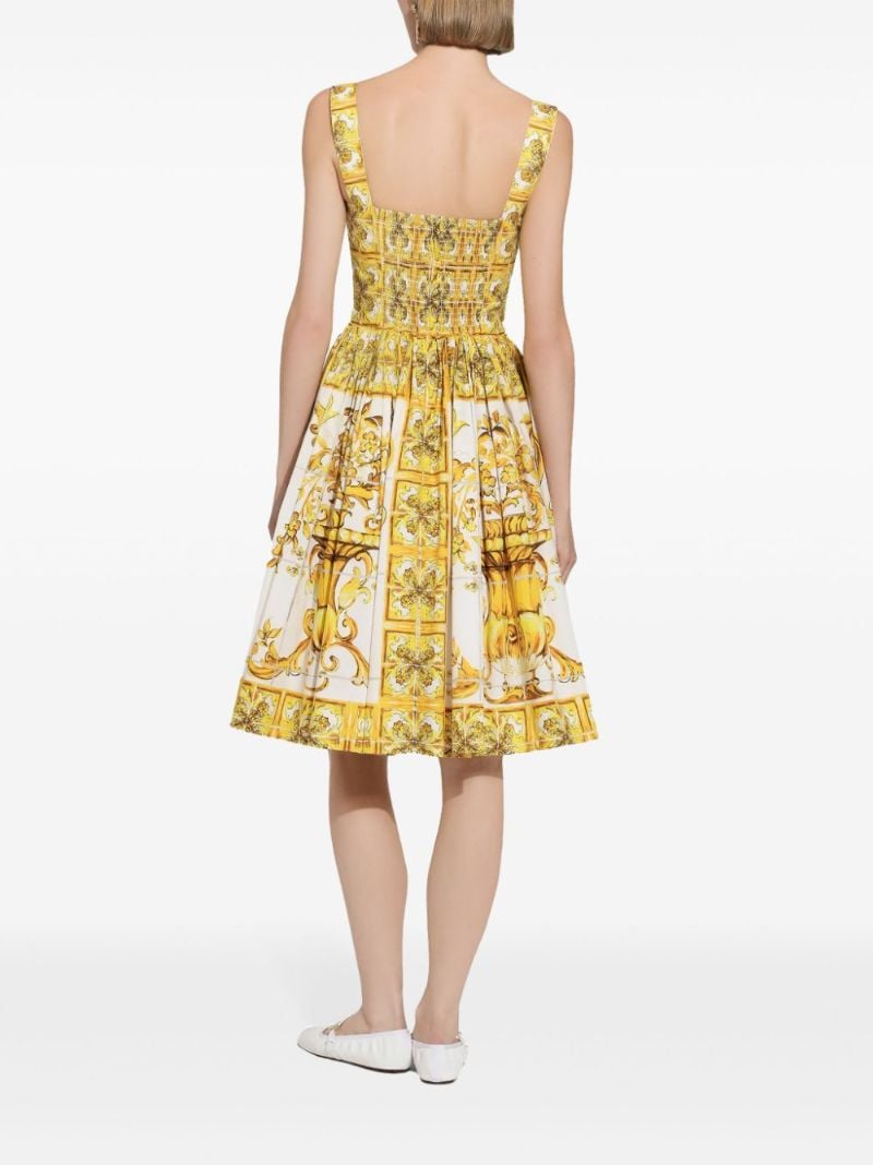 Yellow Majolica Corset Dress
