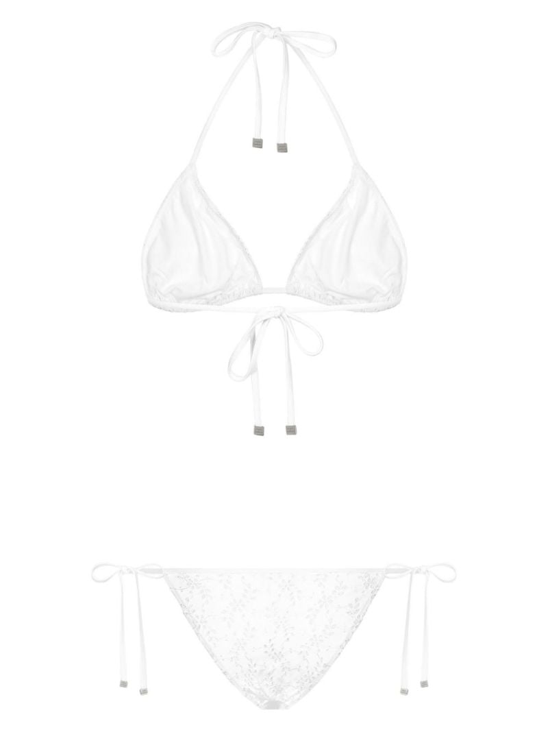 Broderie Anglaise Triangle Bikini