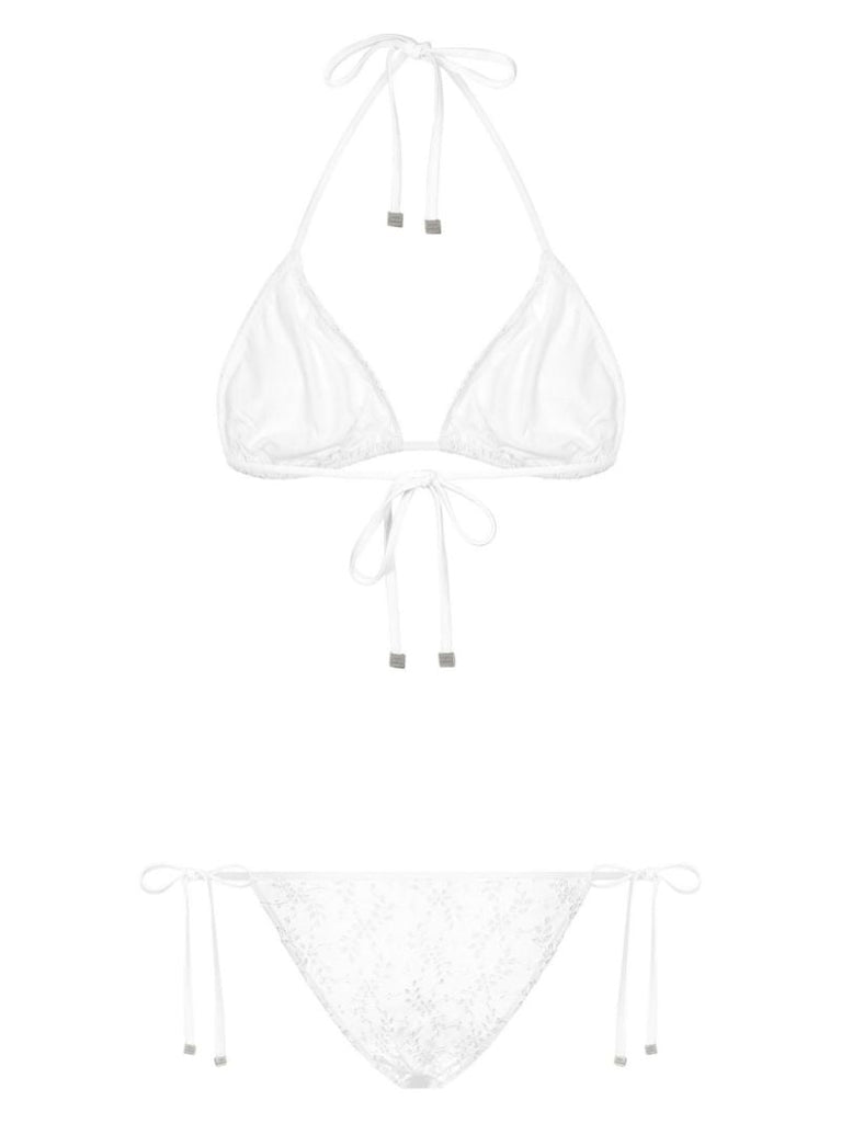 Broderie Anglaise Triangle Bikini