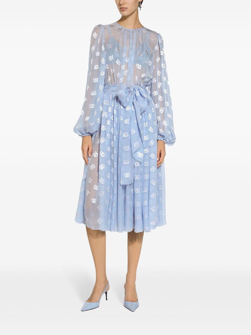 DÃ_x0083_Â©vorÃ_x0083_Â© Crepe-de-chine Midi Dress