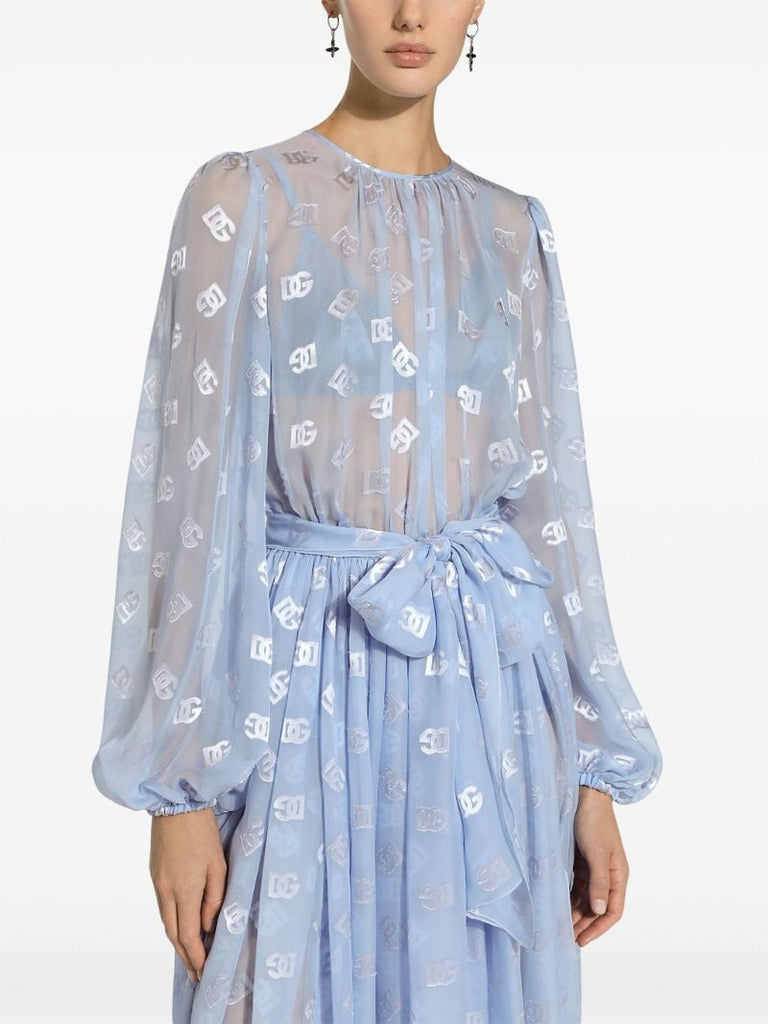 DÃ_x0083_Â©vorÃ_x0083_Â© Crepe-de-chine Midi Dress