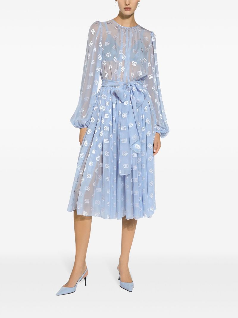 DÃ_x0083_Â©vorÃ_x0083_Â© Crepe-de-chine Midi Dress