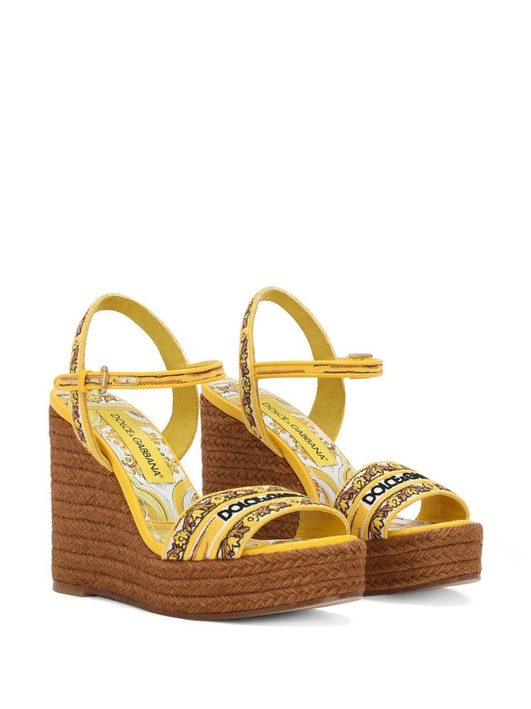 Majolica Wedge Espadrilles