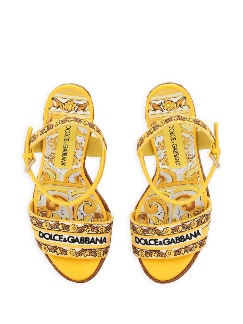 Majolica Wedge Espadrilles