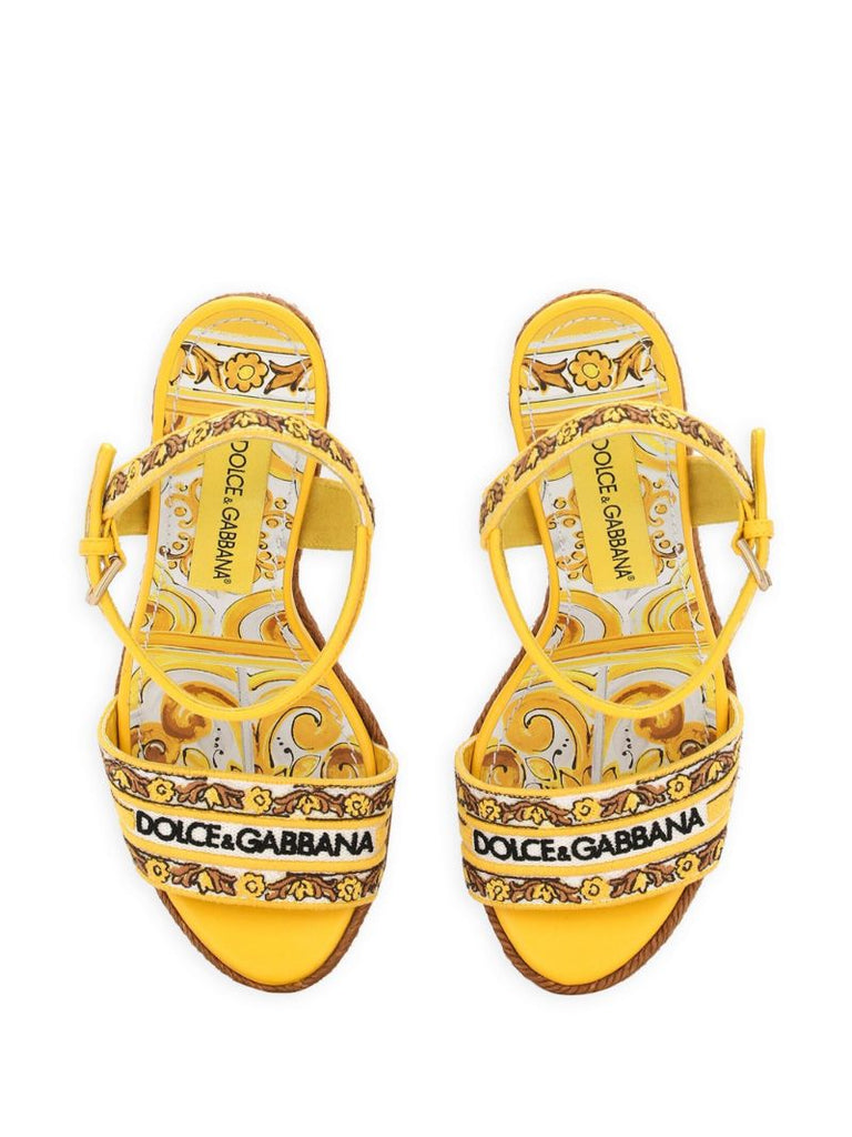 Majolica Wedge Espadrilles