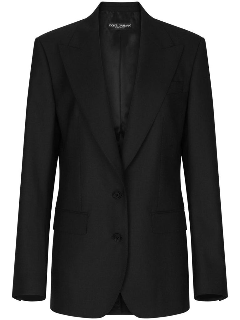 Single-breasted Wool Blazer