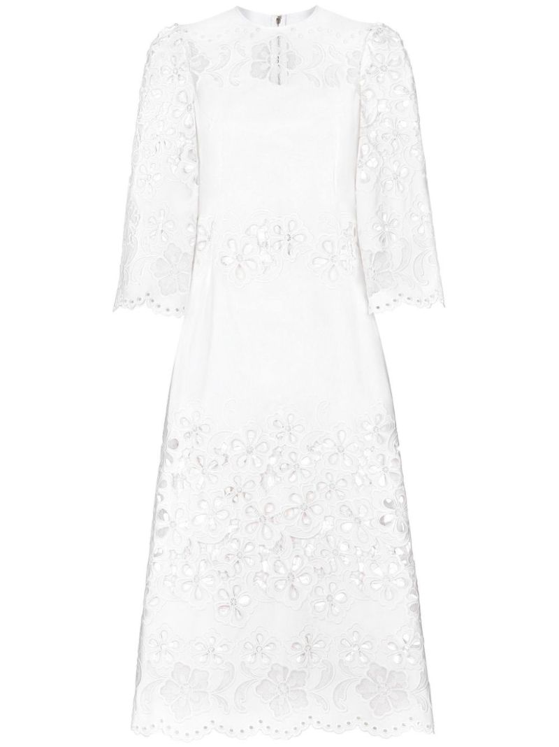 White Broderie Anglaise Dress