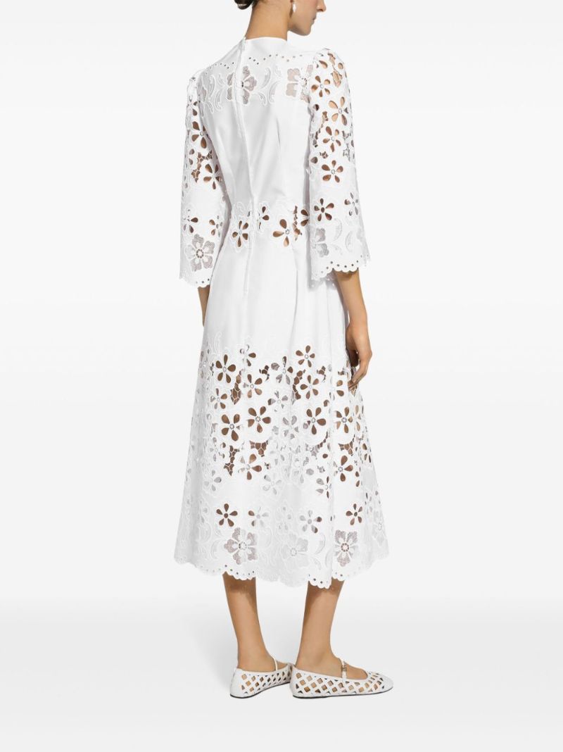 White Broderie Anglaise Dress