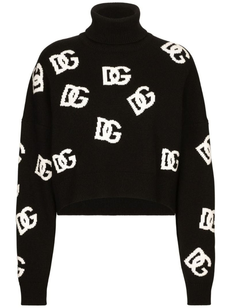 Dg-intarsia Wool Sweater
