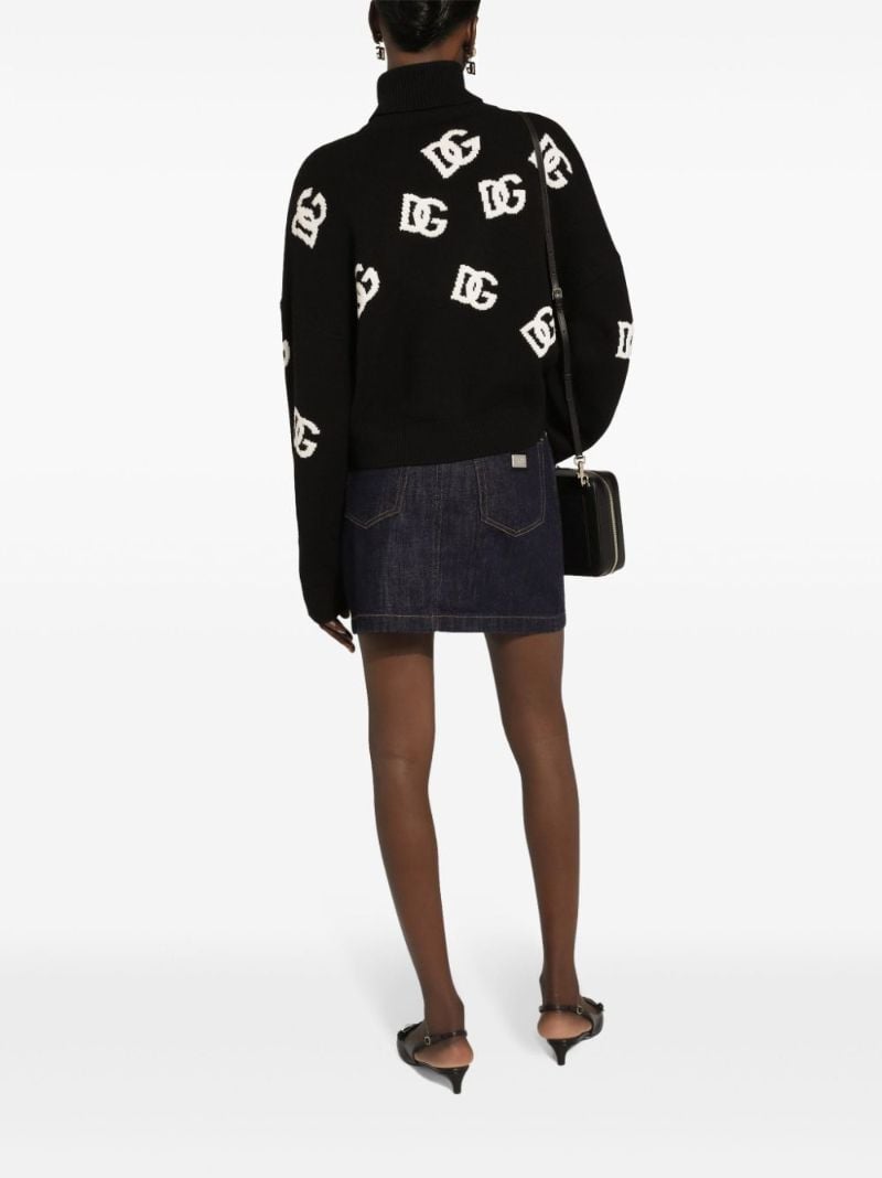 Dg-intarsia Wool Sweater