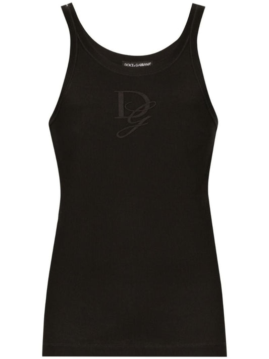 Logo-embroidered Tank Top