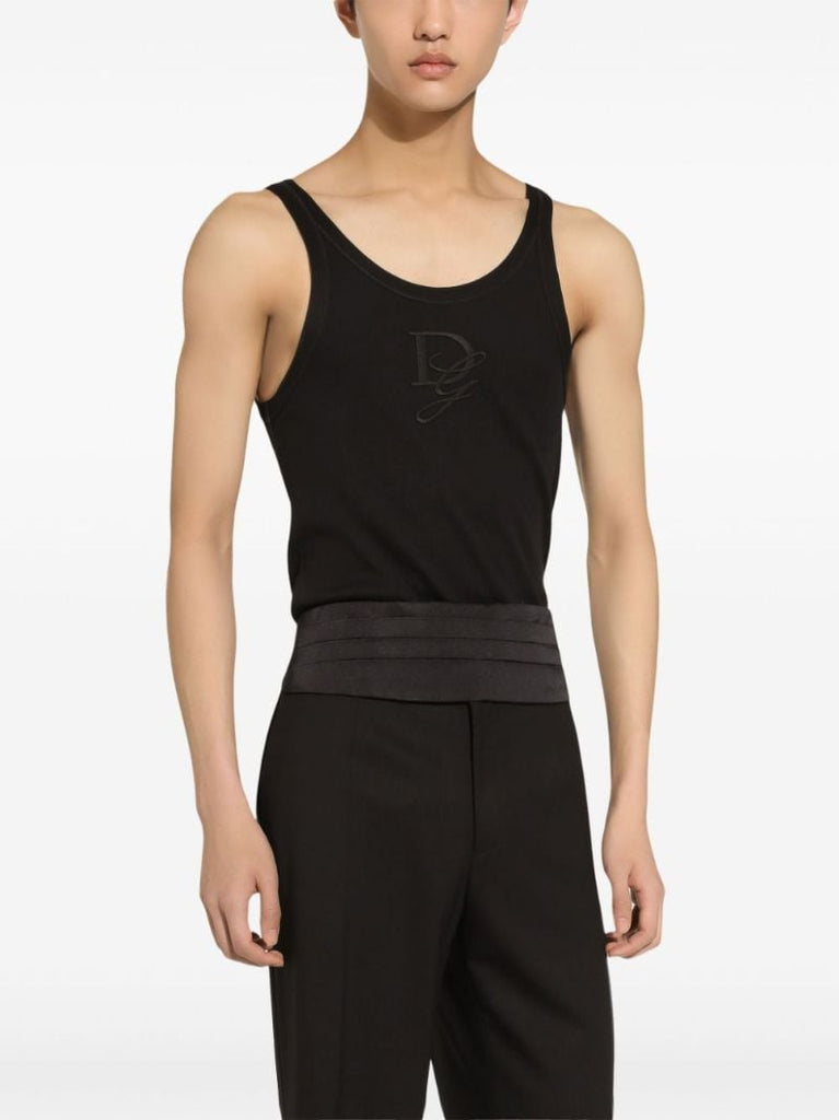 Logo-embroidered Tank Top