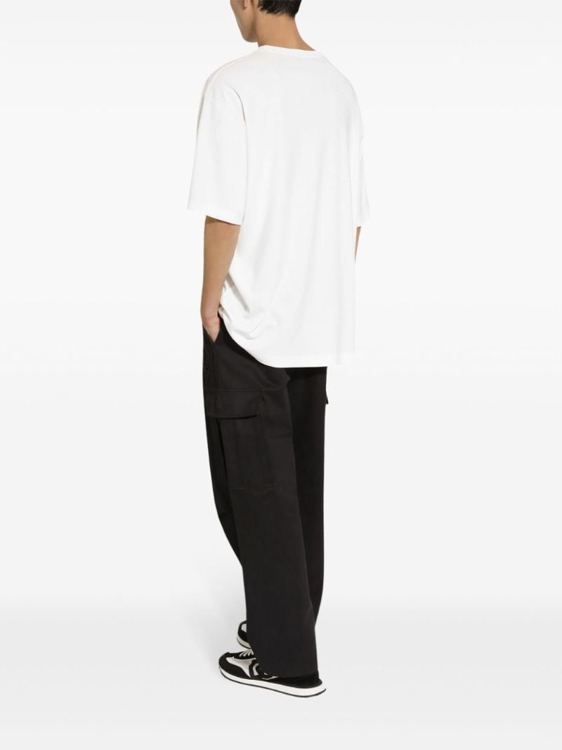 White Logo-print T-shirt
