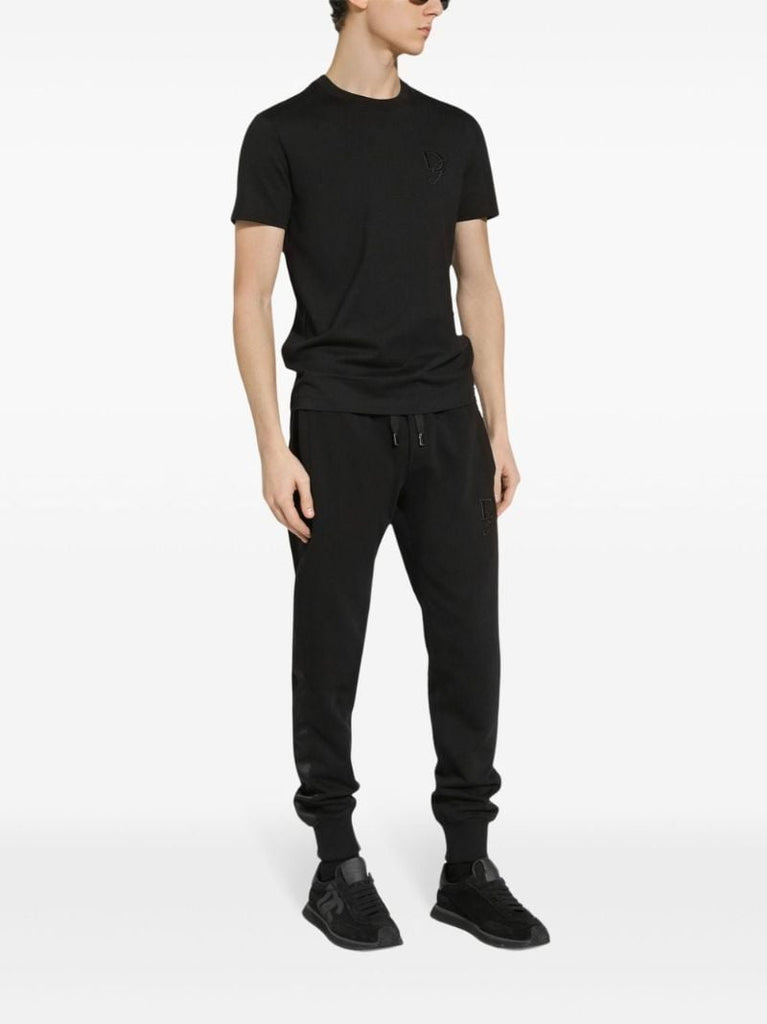Black Dg-embroidered T-shirt