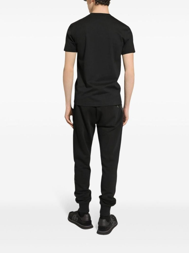 Black Dg-embroidered T-shirt