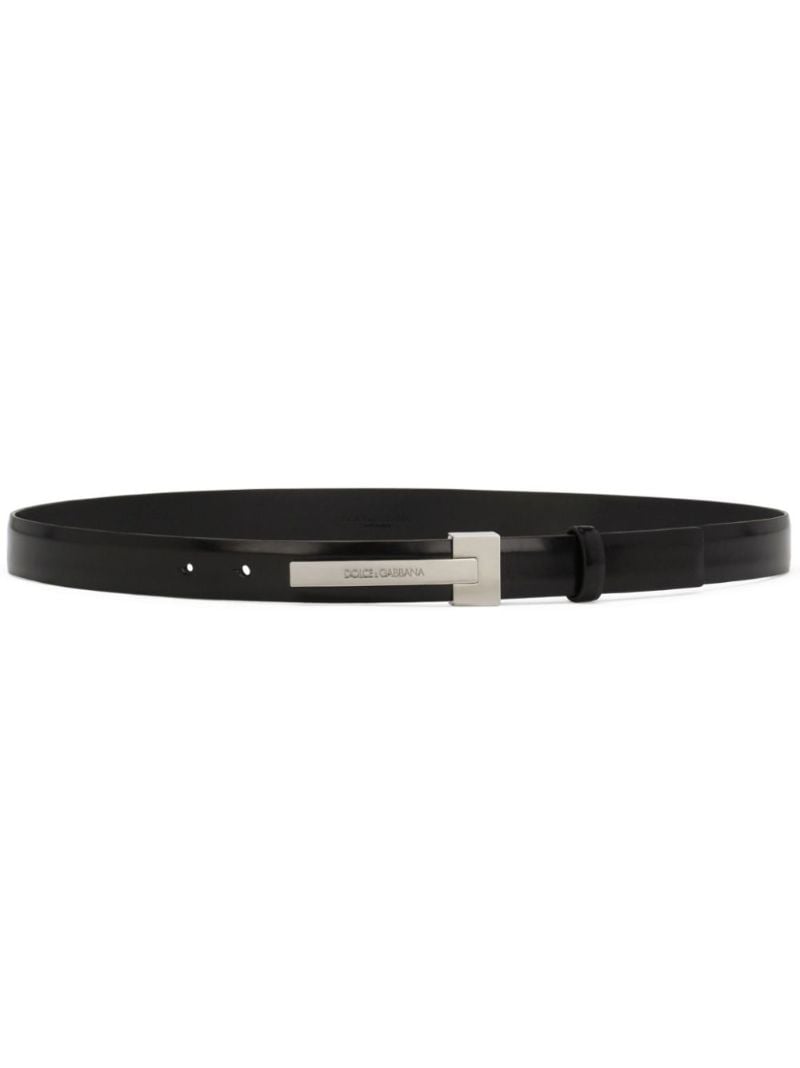 Black Leather Belt