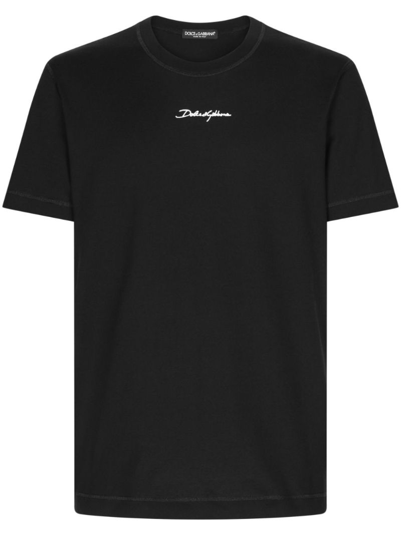 Logo-embroidered Cotton T-shirt